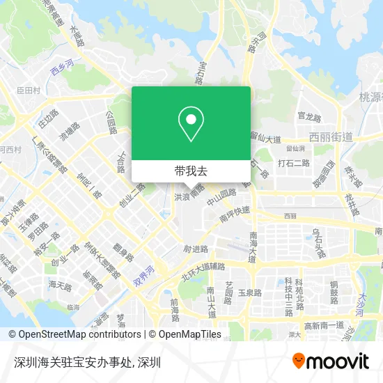 深圳海关驻宝安办事处地图