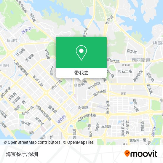 海宝餐厅地图