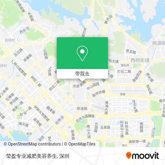 莹盈专业减肥美容养生地图