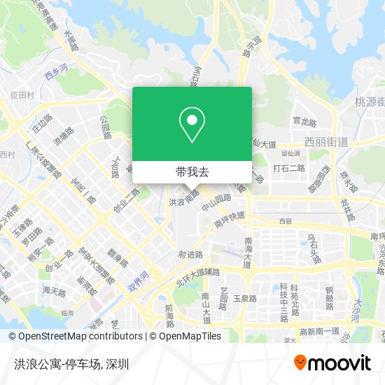 洪浪公寓-停车场地图