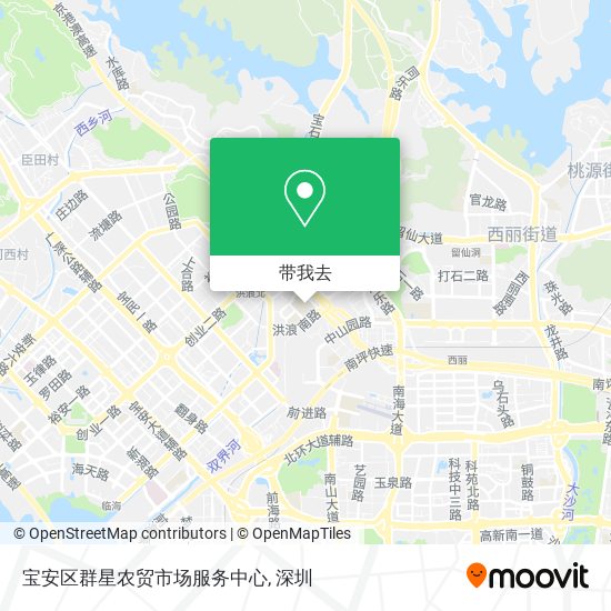 宝安区群星农贸市场服务中心地图