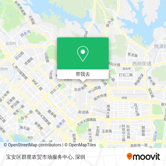 宝安区群星农贸市场服务中心地图