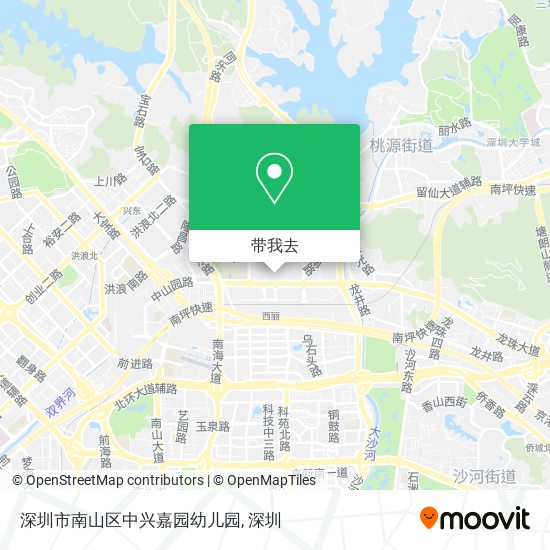 深圳市南山区中兴嘉园幼儿园地图