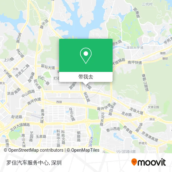 罗信汽车服务中心地图