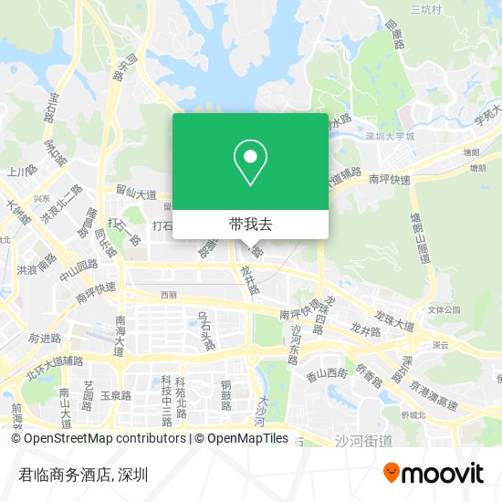 君临商务酒店地图