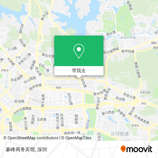 豪峰商务宾馆地图