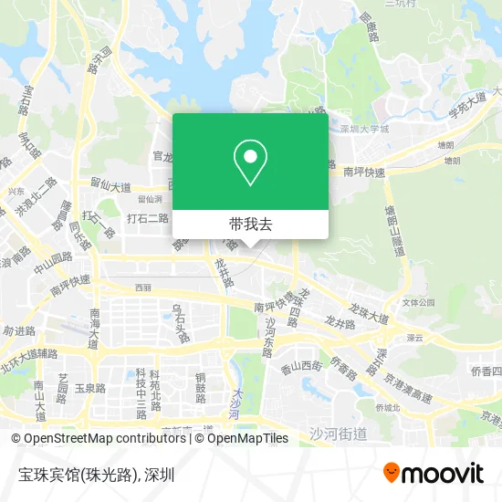 宝珠宾馆(珠光路)地图