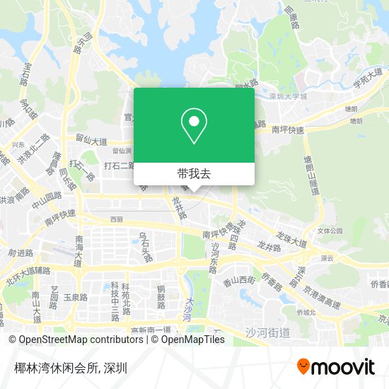 椰林湾休闲会所地图