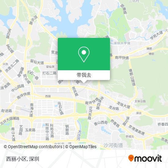 西丽小区地图