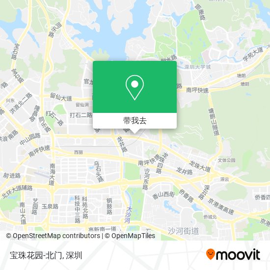 宝珠花园-北门地图