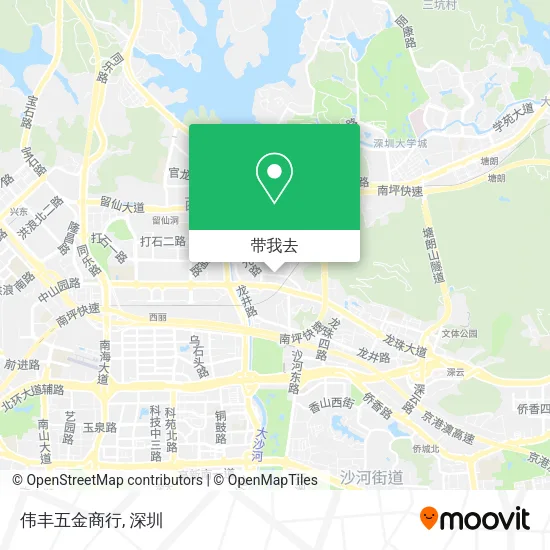 伟丰五金商行地图