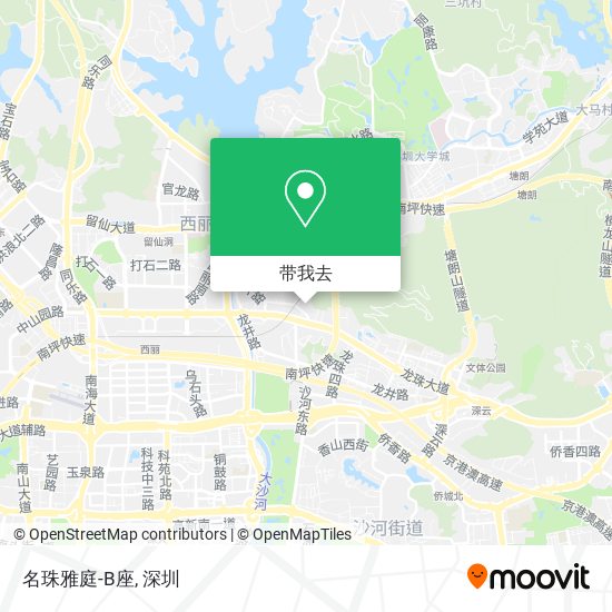 名珠雅庭-B座地图