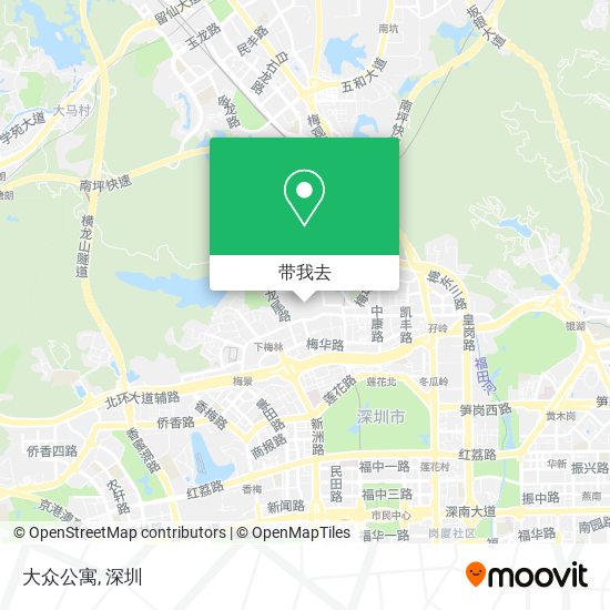 大众公寓地图