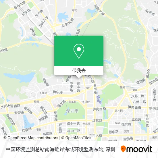 中国环境监测总站南海近岸海域环境监测东站地图
