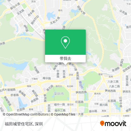 福田城管住宅区地图