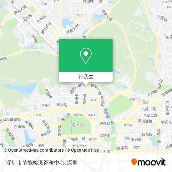 深圳市节能检测评价中心地图
