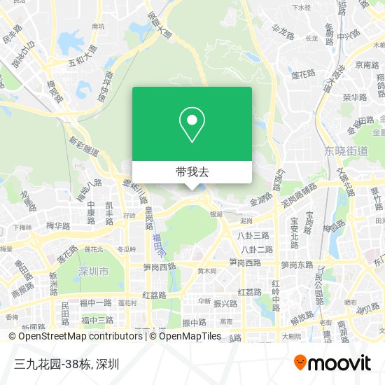 三九花园-38栋地图
