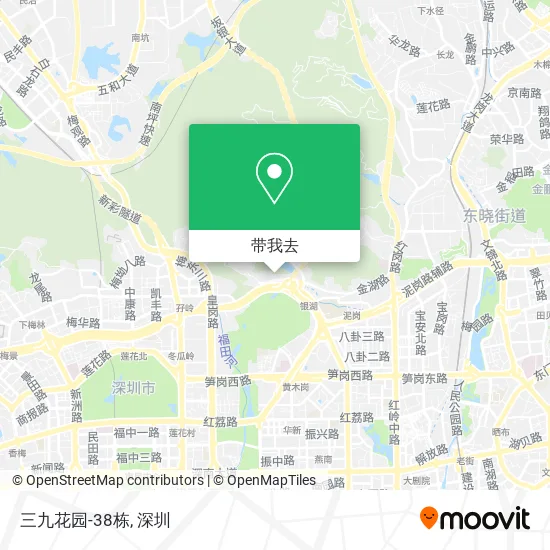 三九花园-38栋地图