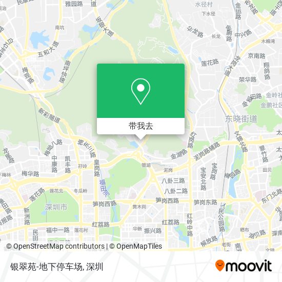 银翠苑-地下停车场地图