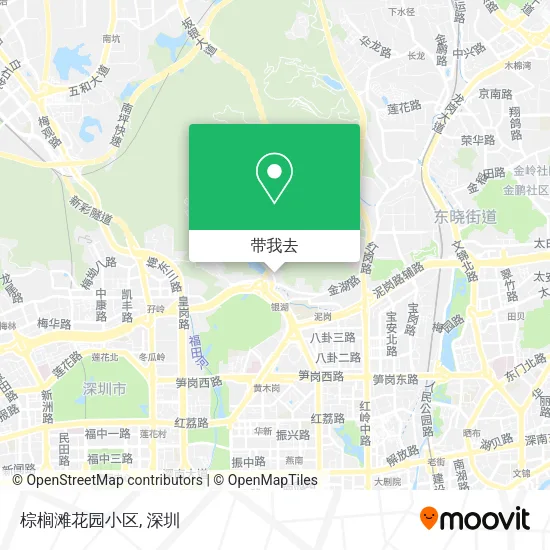 棕榈滩花园小区地图
