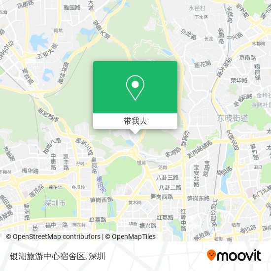 银湖旅游中心宿舍区地图