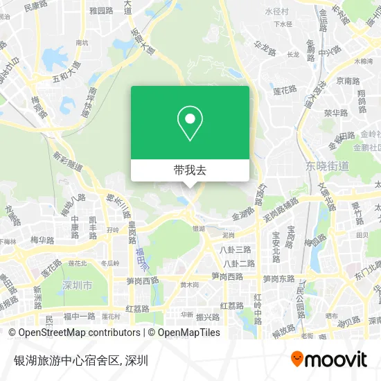 银湖旅游中心宿舍区地图