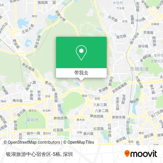 银湖旅游中心宿舍区-5栋地图