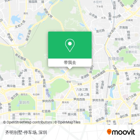 齐明别墅-停车场地图