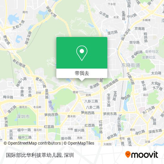 国际部比华利拔萃幼儿园地图