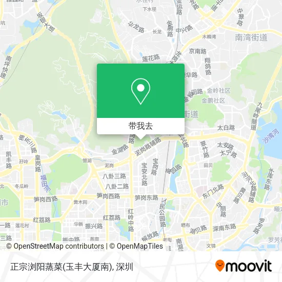 正宗浏阳蒸菜(玉丰大厦南)地图