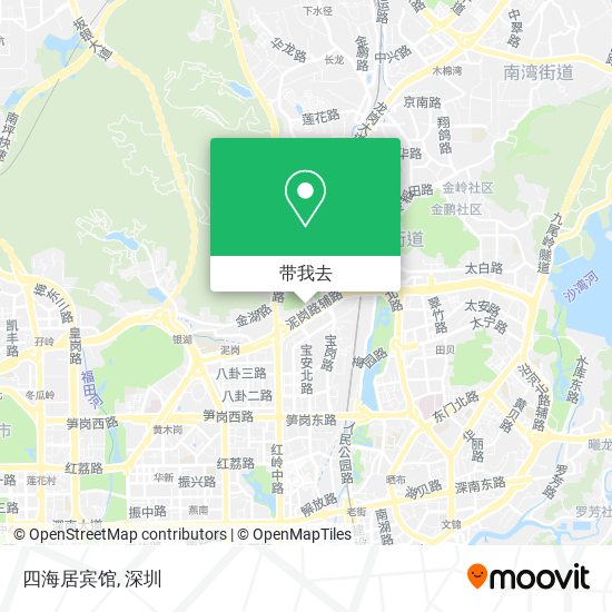 四海居宾馆地图