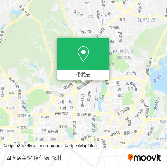 四海居宾馆-停车场地图