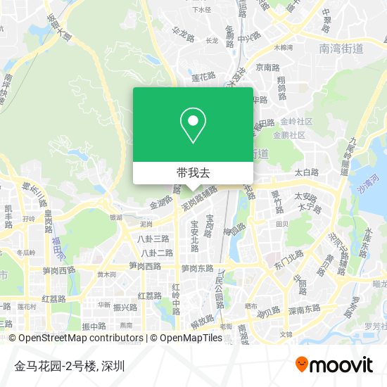 金马花园-2号楼地图