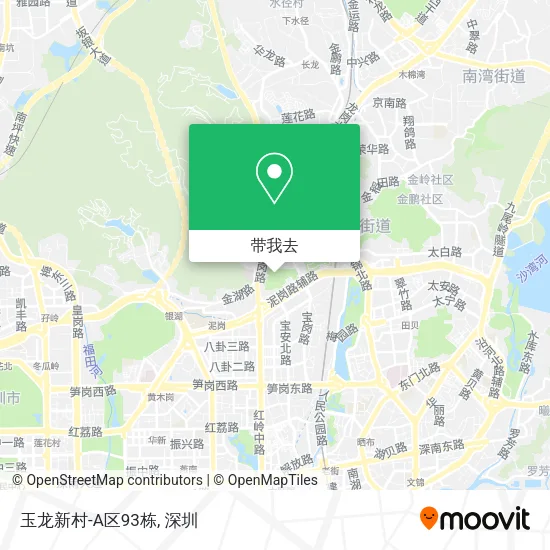 玉龙新村-A区93栋地图