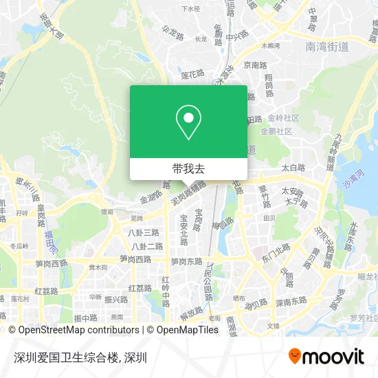 深圳爱国卫生综合楼地图