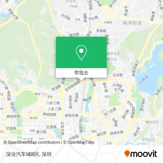 深业汽车城B区地图