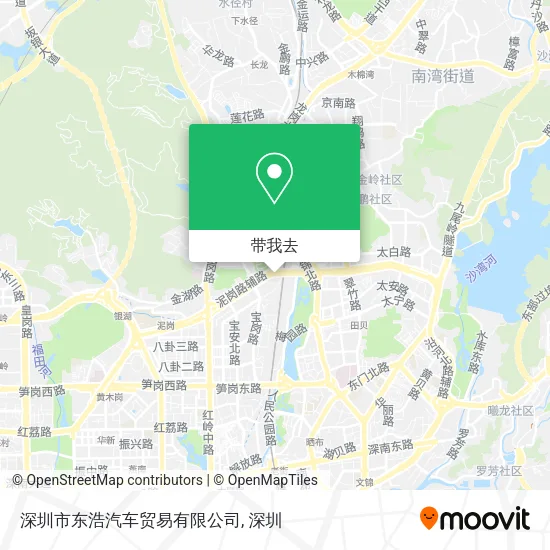 深圳市东浩汽车贸易有限公司地图