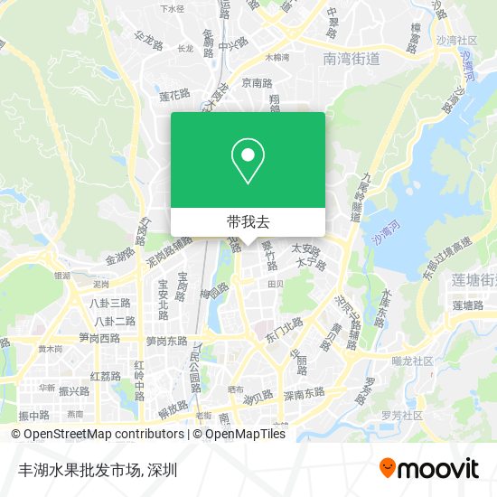 丰湖水果批发市场地图
