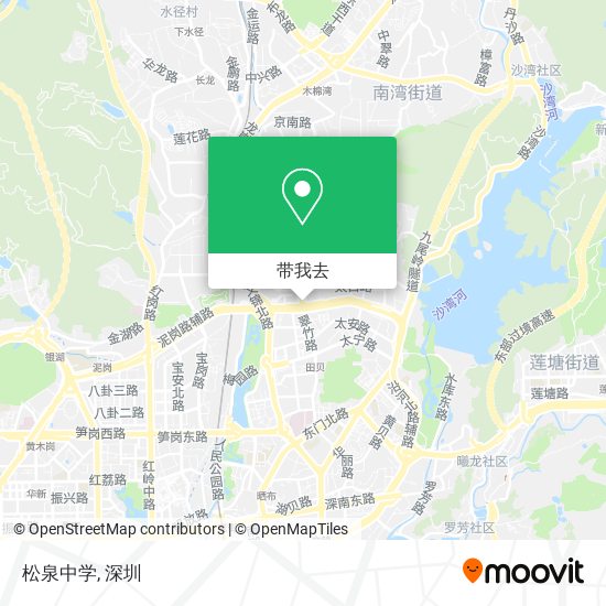 松泉中学地图
