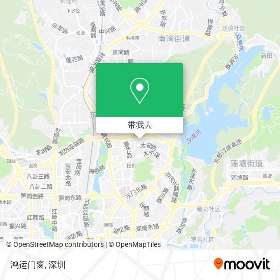 鸿运门窗地图