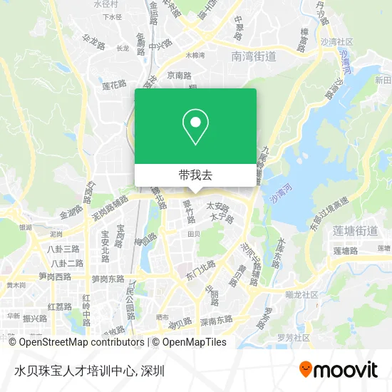 水贝珠宝人才培训中心地图