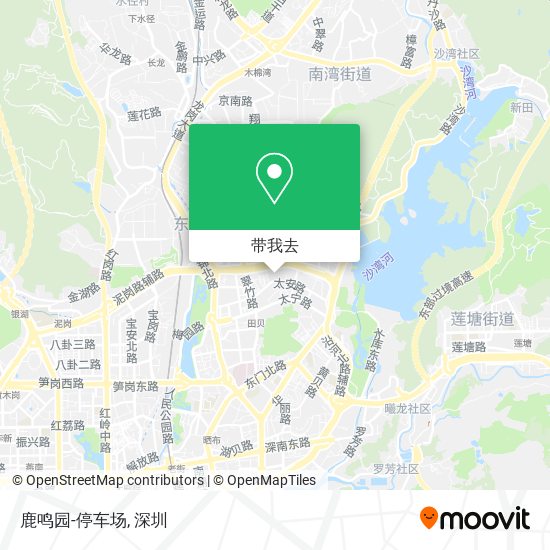鹿鸣园-停车场地图