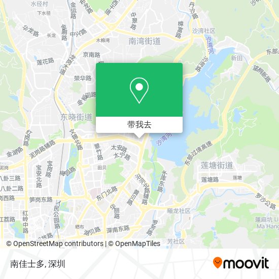南佳士多地图