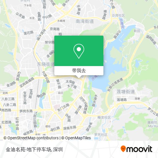 金迪名苑-地下停车场地图