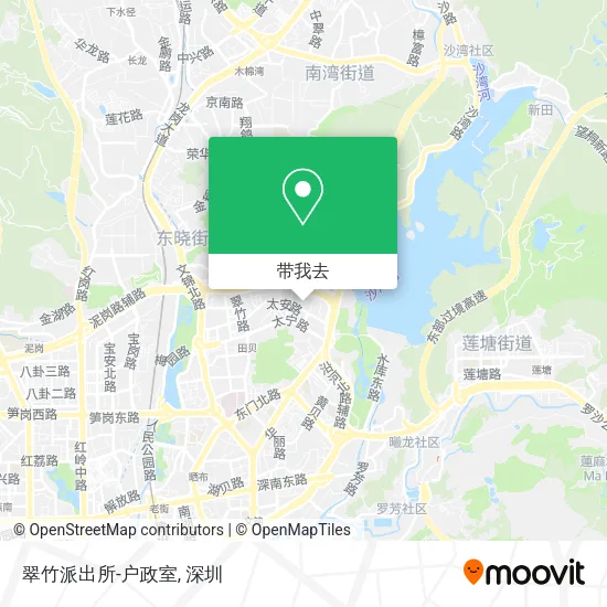 翠竹派出所-户政室地图