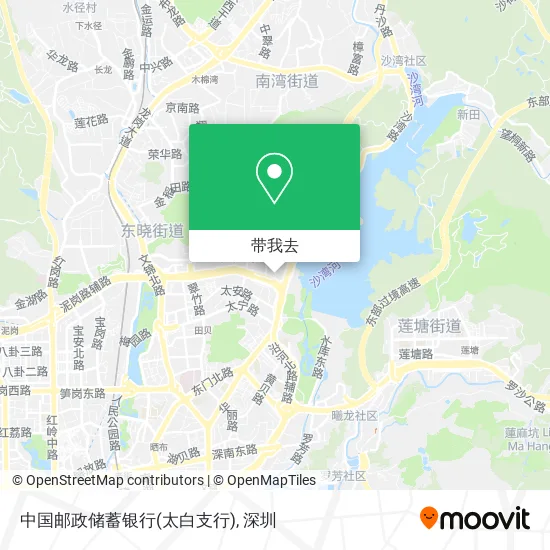 中国邮政储蓄银行(太白支行)地图