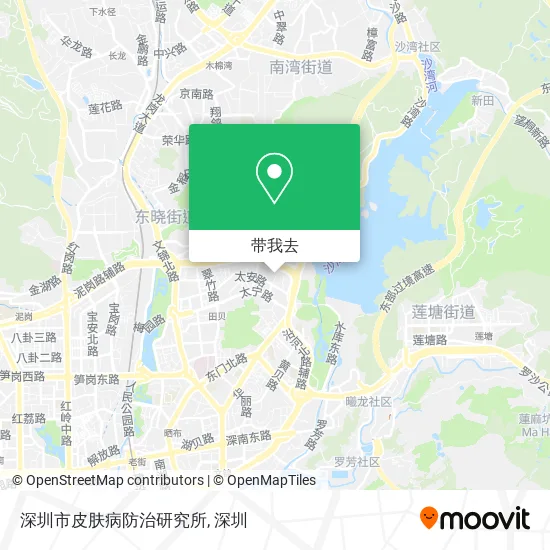 深圳市皮肤病防治研究所地图