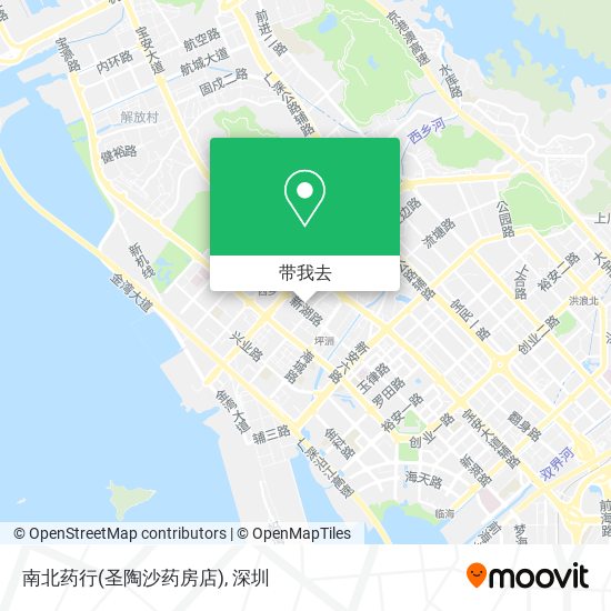 南北药行(圣陶沙药房店)地图