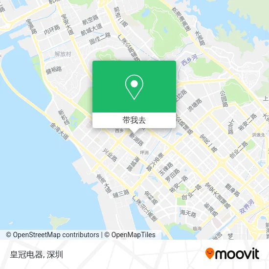 皇冠电器地图