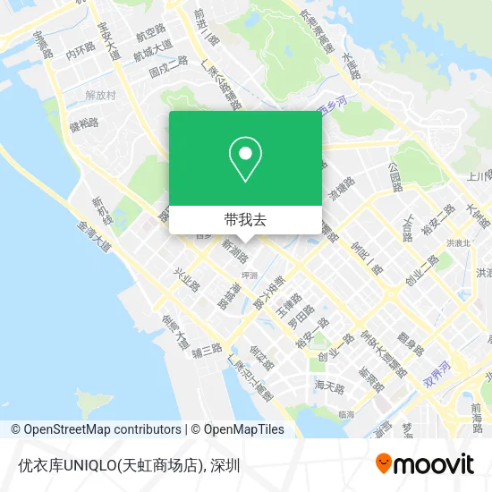 优衣库UNIQLO(天虹商场店)地图